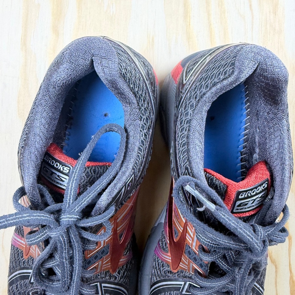 Brooks Adrenaline GTS 17 Womens 8.5 Wide Running Shoes Grey Pink 1202311D044 - Picture 8 of 10
